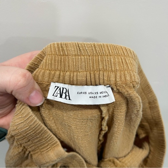 Zara Casual Pull-On Textured Shorts Size XS - Picture 6 of 10